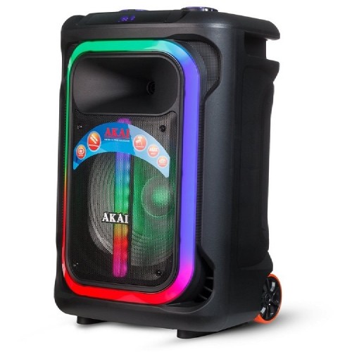 ΦΟΡΗΤΟ ΗΧΕΙΟ AKAI ABTS-15 VOLCANO PRO BLUETOOTH KARAOKE ΜΕ 2 ΑΣΥΡΜΑΤΑ ΜΙΚΡΟΦΩΝΑ